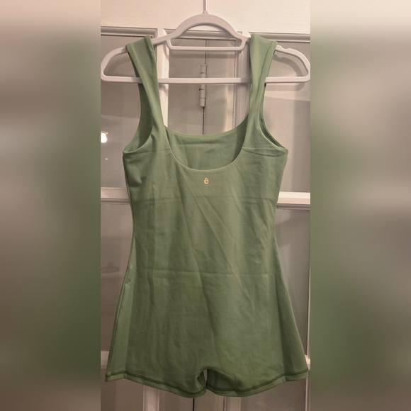 Spiritual Gangster Salem Short Cactus Green Sleeveless Romper - Picture 7 of 8